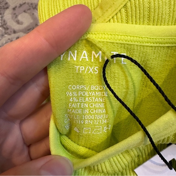 Dynamite Sabina Muscle Seamless Ribbed Bodysuit - Picture 12 of 12